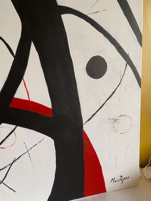 Organic Elements, acrylic painting