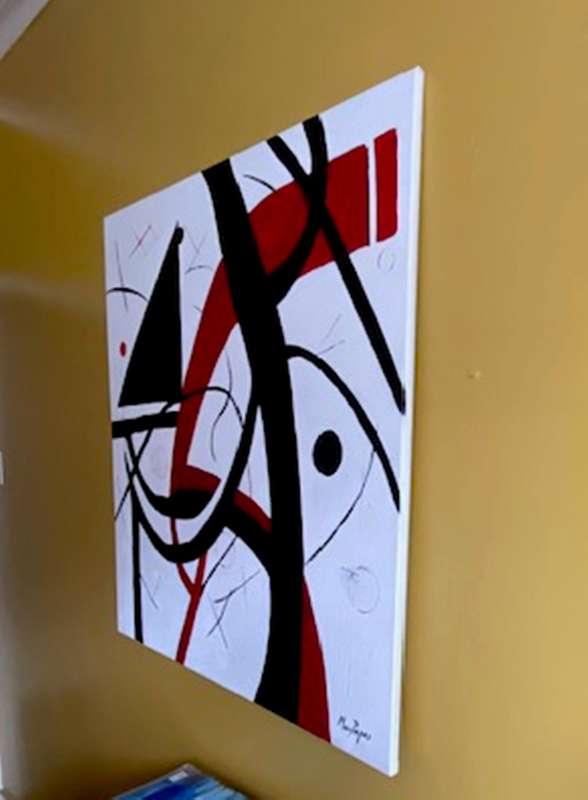 Organic Elements, acrylic painting