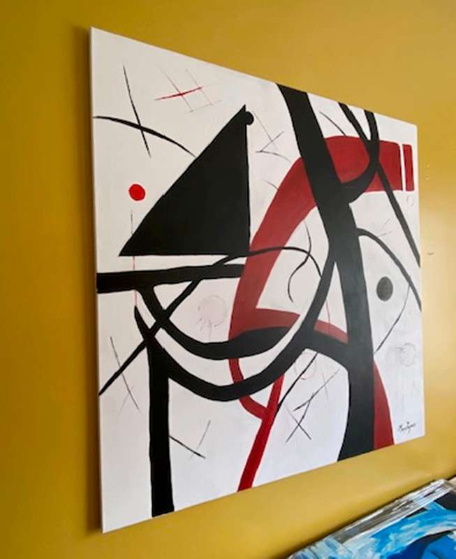 Organic Elements, acrylic painting