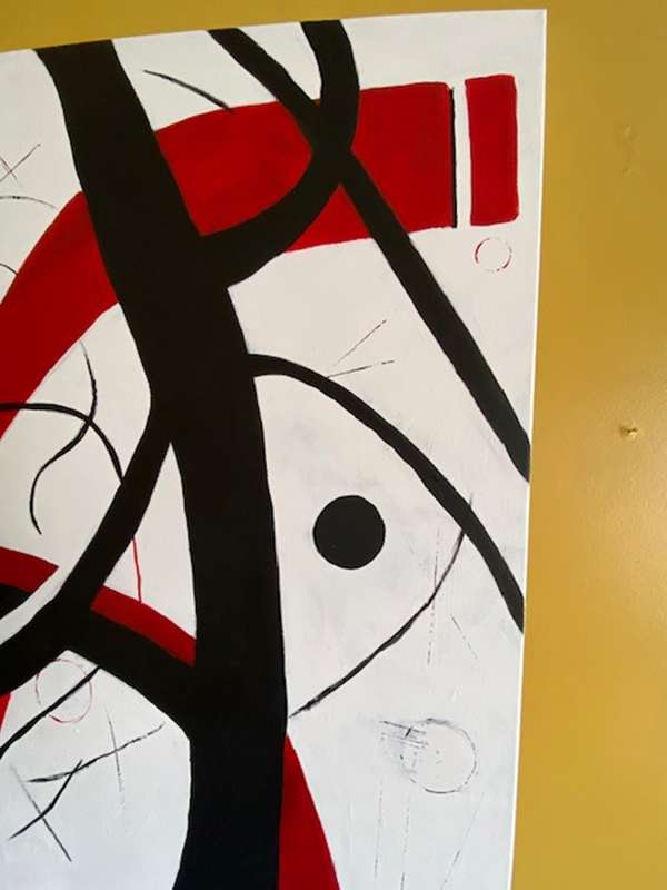 Organic Elements, acrylic painting