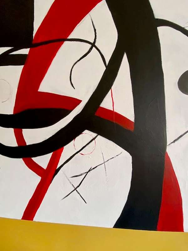 Organic Elements, acrylic painting