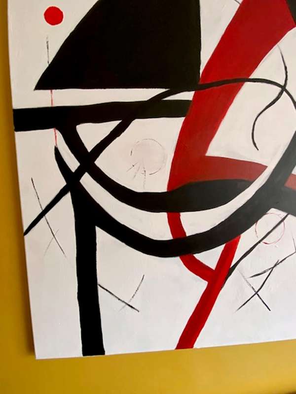 Organic Elements, acrylic painting