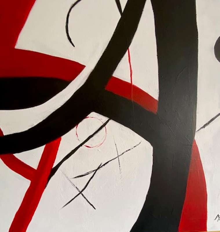 Organic Elements, acrylic painting