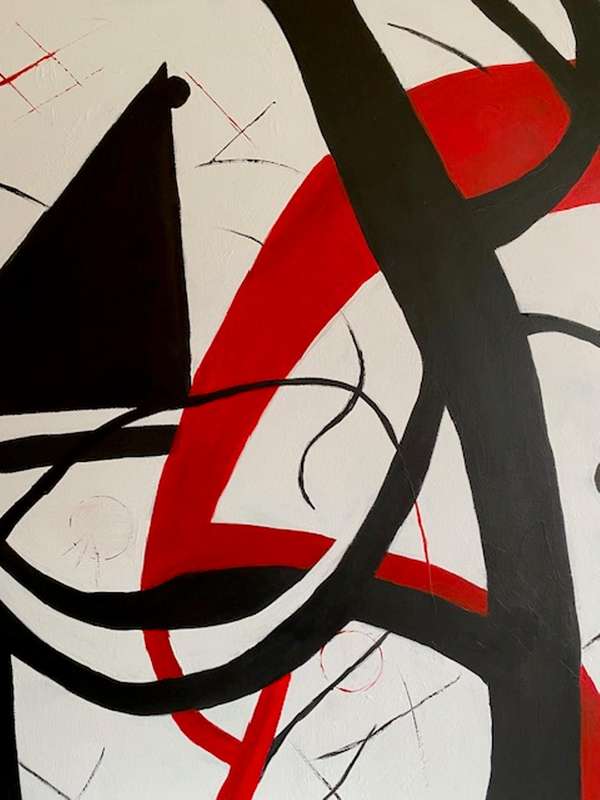 Organic Elements, acrylic painting