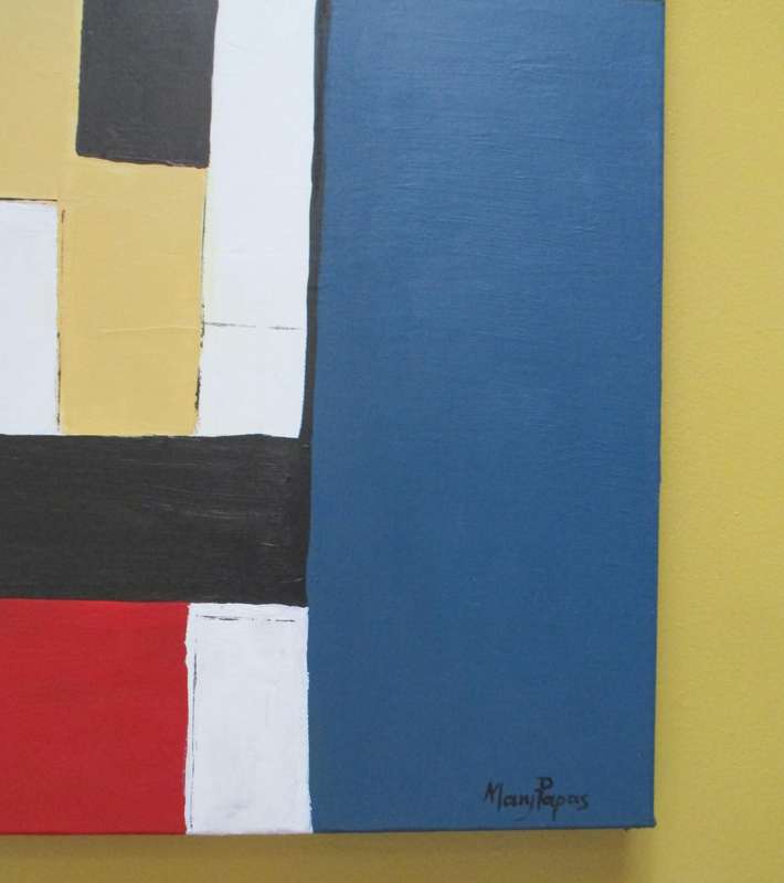 Outside The Box,  acrylic painting