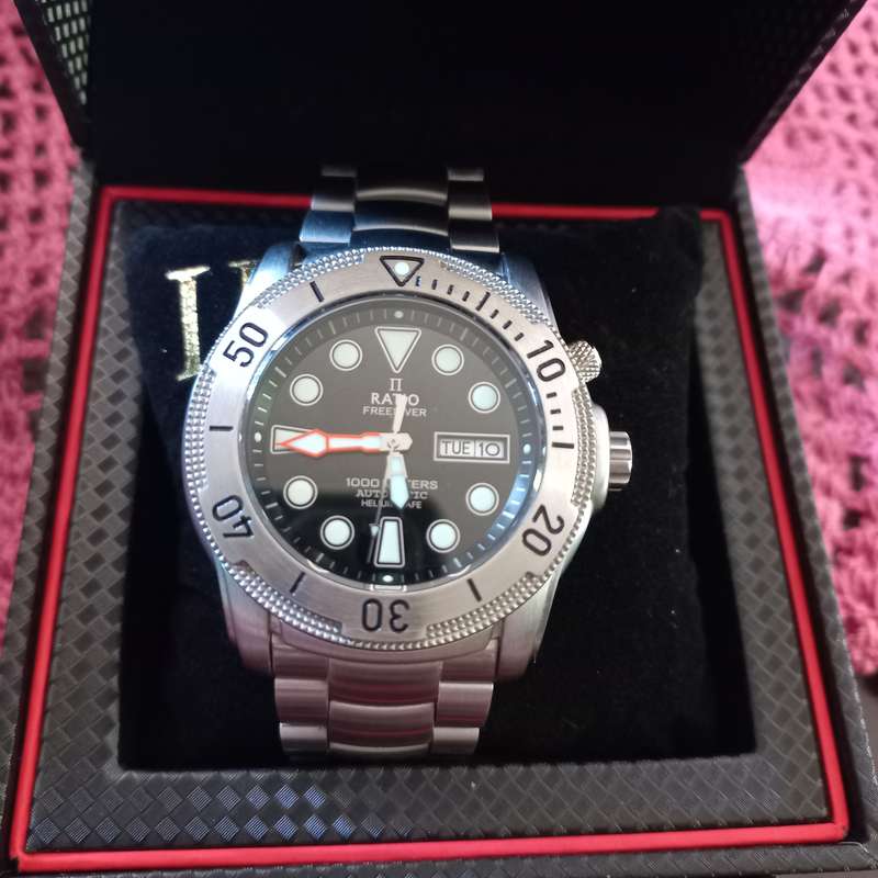 RATIO 1000m Helium valve Seiko Automatic NH36A
