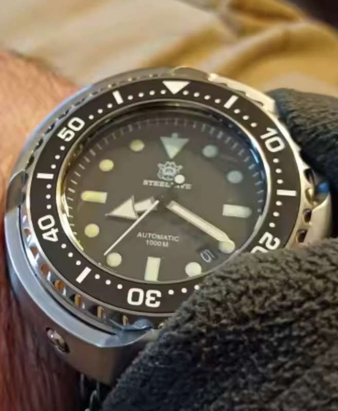Steeldive Emperor Tuna 54mm*1000m Monoblock Diver Tuna-NH35A Automatic Seiko movement!!