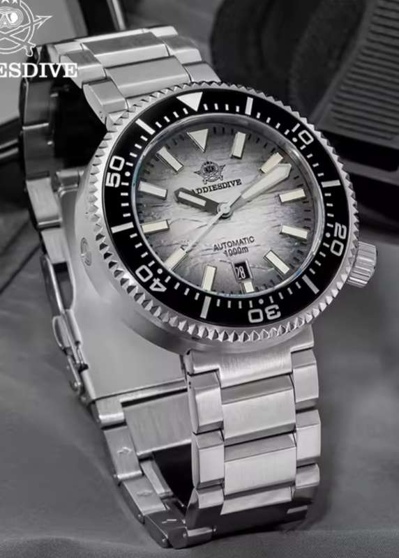 Addiesdive 1000m"Puck"Helium Valve Seiko NH35A Automatic