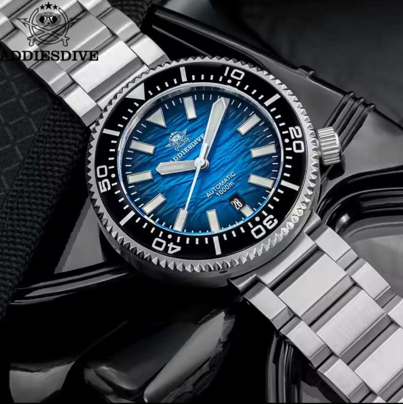 Addiesdive 1000m"Puck"Helium Valve Seiko NH35A Automatic