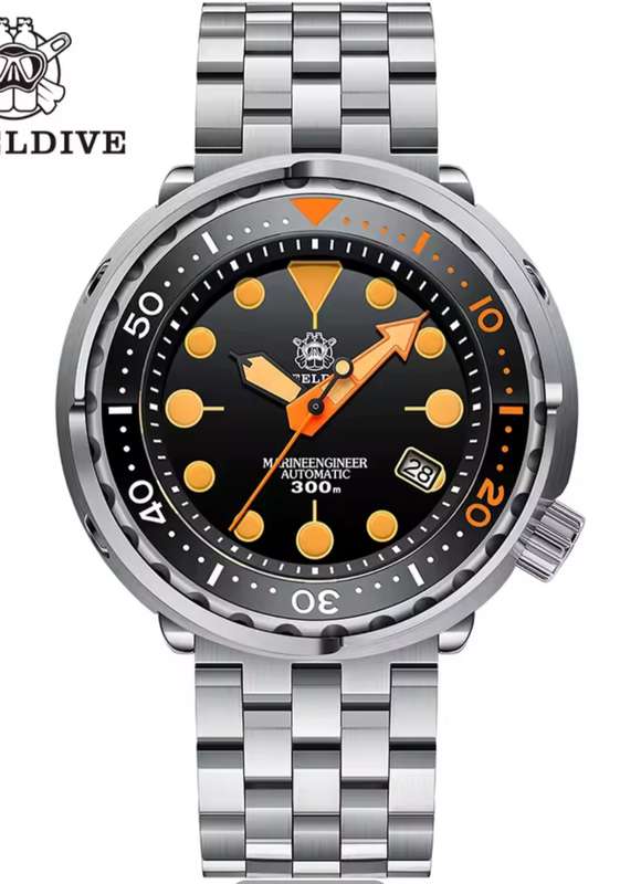 Steeldive Dive Engineer Tuna Can Seiko NH35A Automatic mvt.