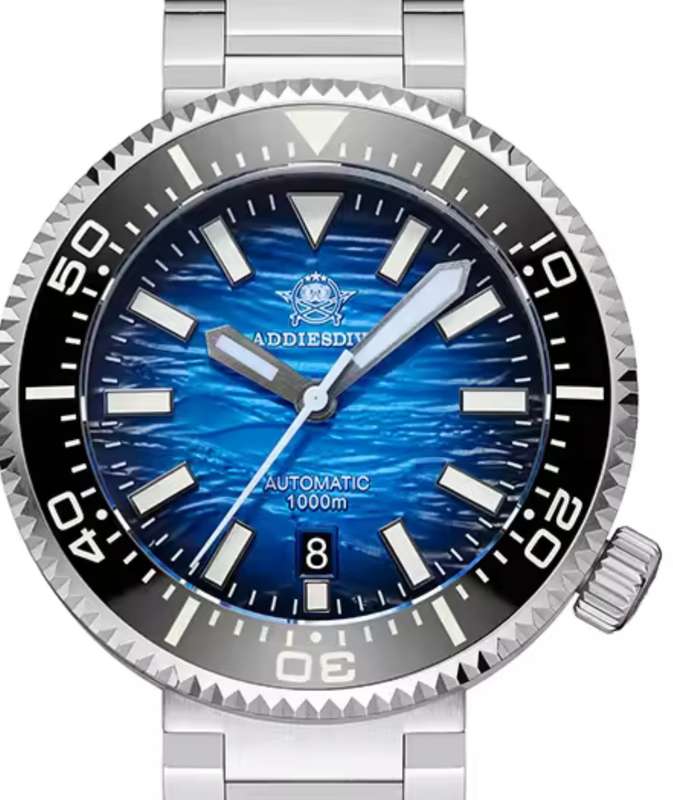 Addiesdive 1000m"Puck"Helium Valve Seiko NH35A Automatic