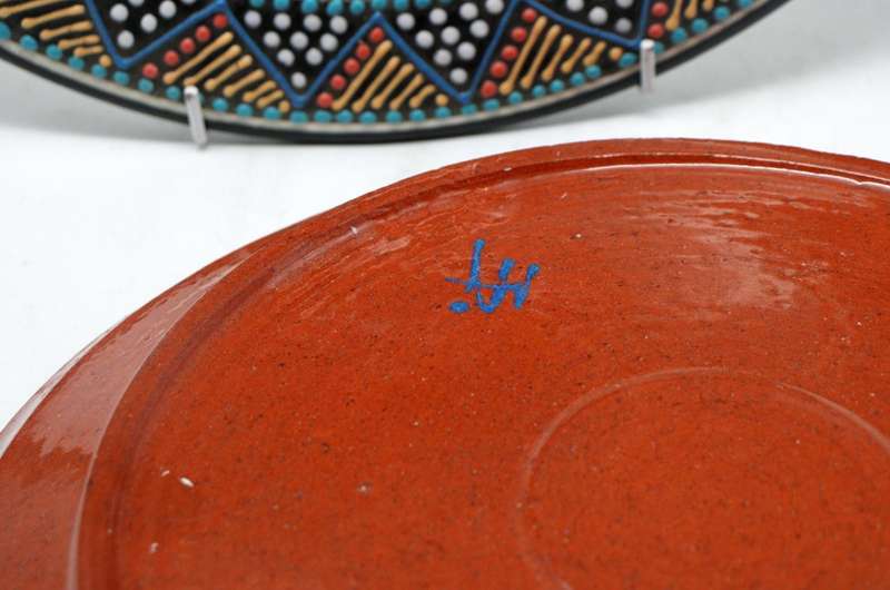 2005 Mfuneko Dingiswayo art pottery bowl and studio pottery dish