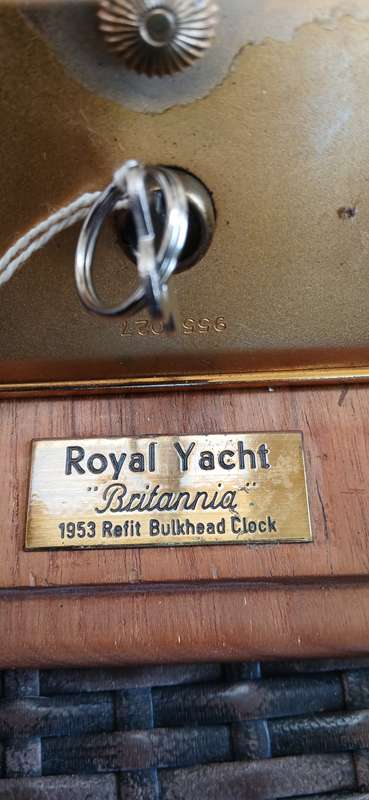 Omega Clock Royal Yacht Britania