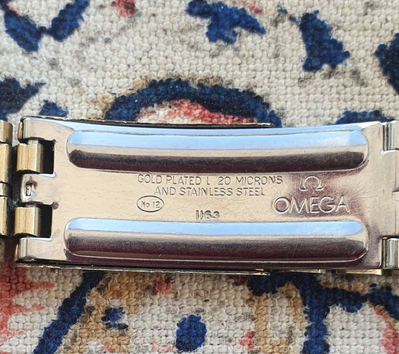 Omega gold capped watch bracelet