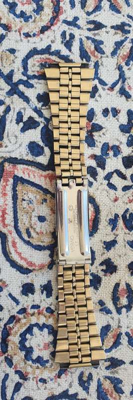 Omega gold capped watch bracelet