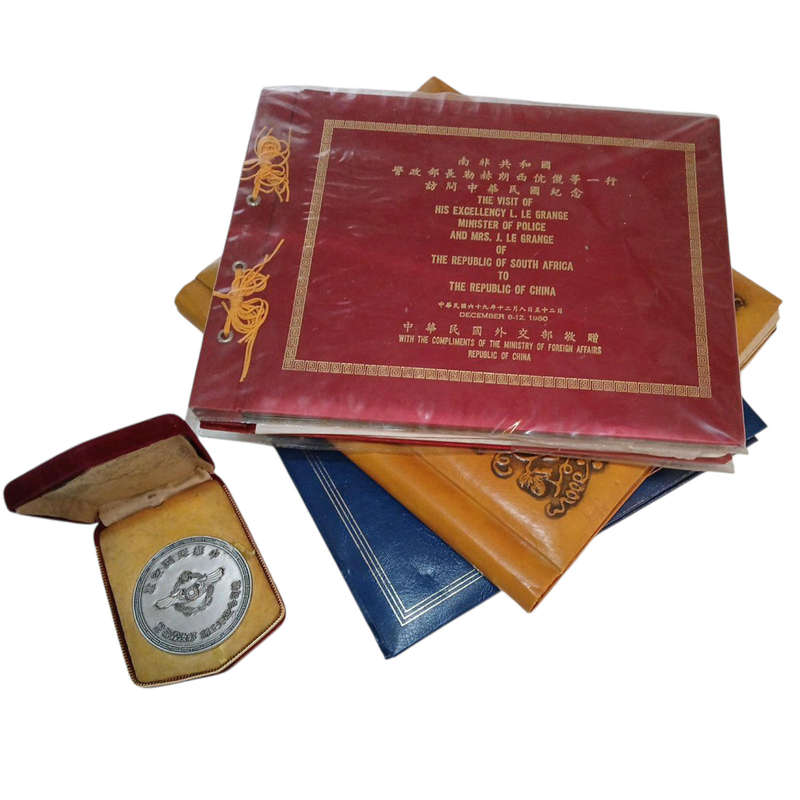 South Africa Minister of Law and Order/Police Louis le Grange Personal awards and photos: