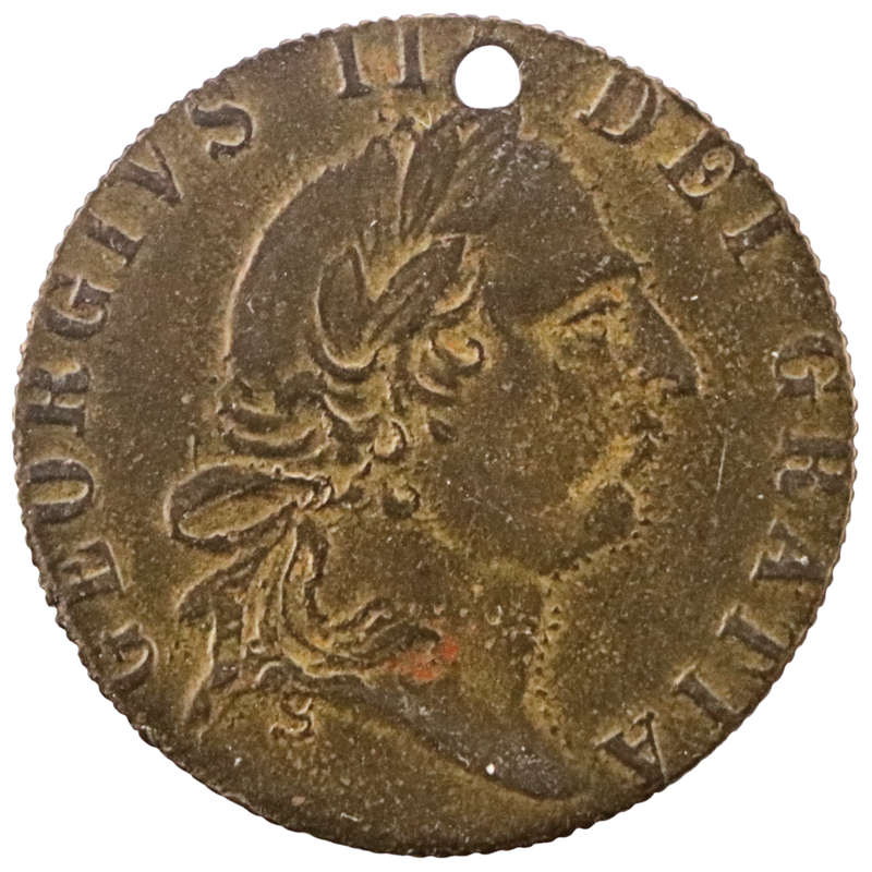 1790 United Kingdom Spade Guinea Gaming Token - George III