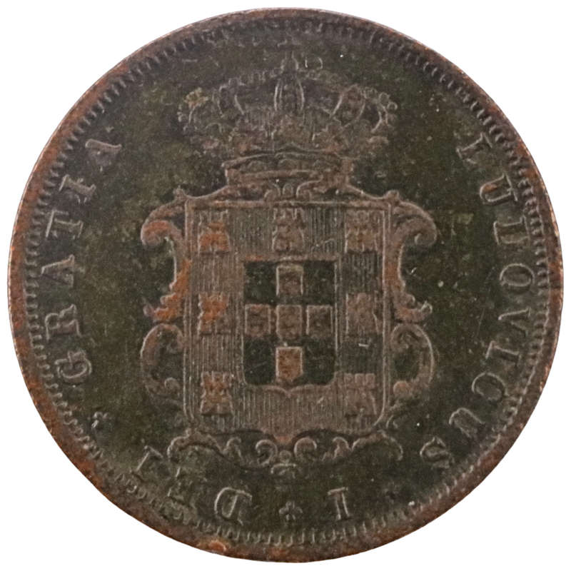 1867 Portugal 5 Reis KM#513, 737k Minted