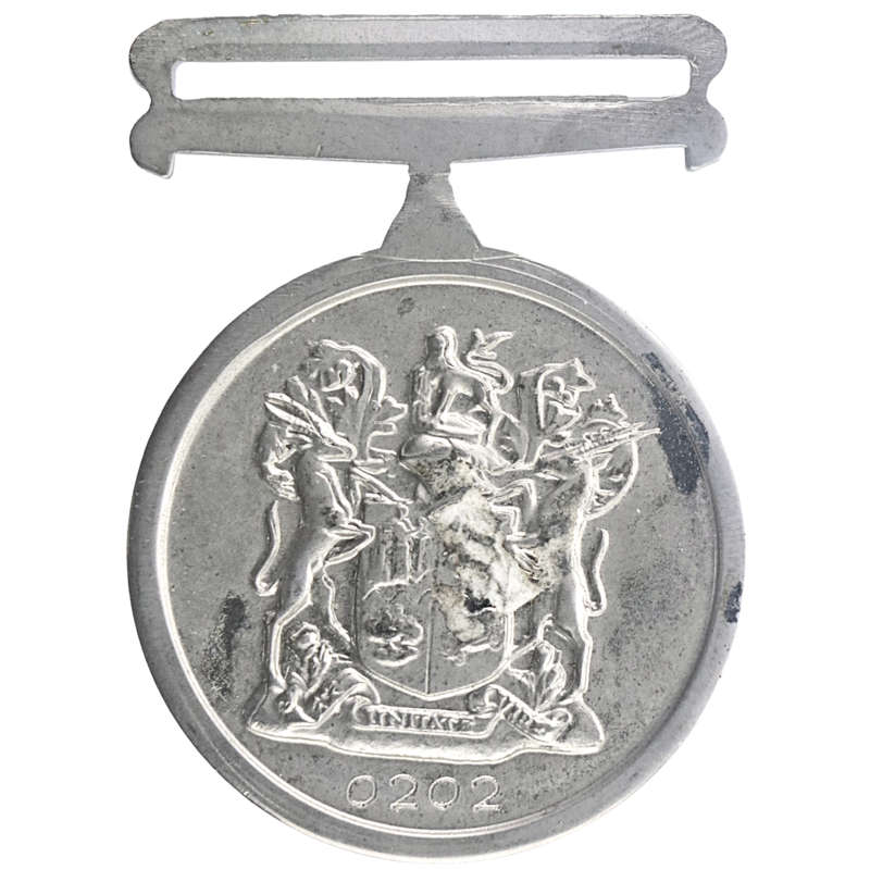 #0202 South Africa Full Size Former MK/APLA Military Service nickel-silver Medal without Ribbon, 39m