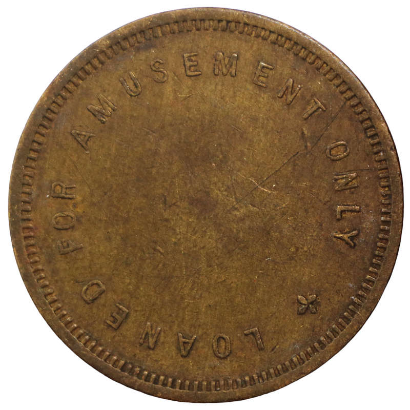 ND United Kingdom Arcade Brass Token, Part and Property of the Machine 30mm 8,4g
