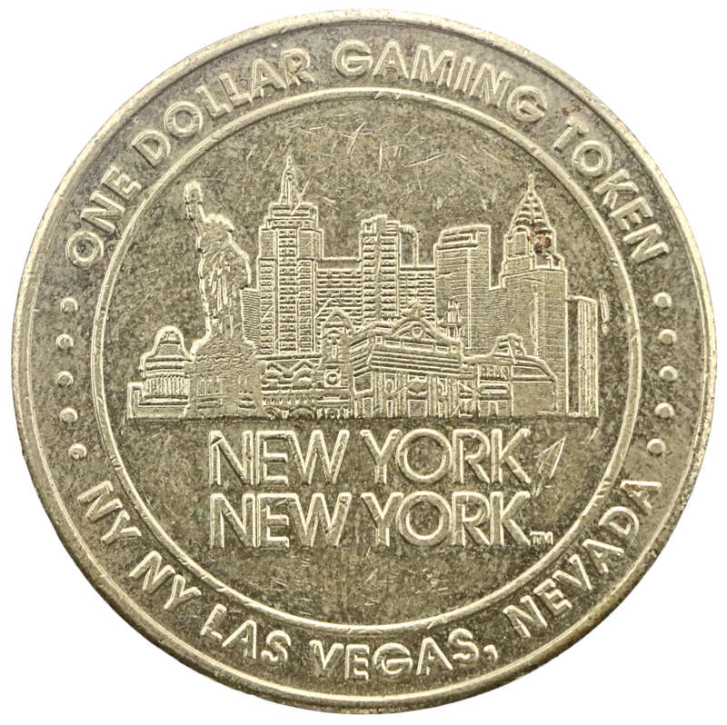 United States New York, New York Las Vegas Casino $1 Dollar Casino Token 37mm