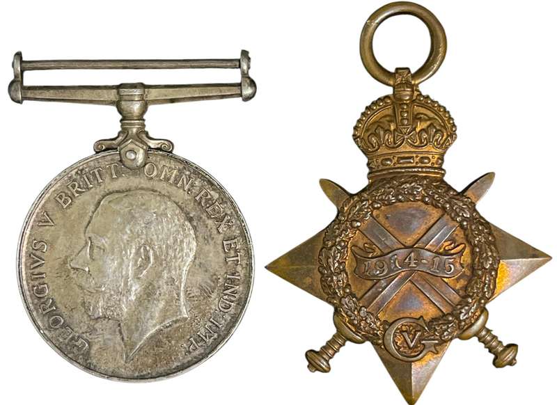 WW1 Medal Family lot: PTE W. G. Thomas