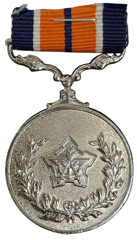 Full Size South African General Service medal, short ribbon, Numbered 041824, 38mm 26,4g