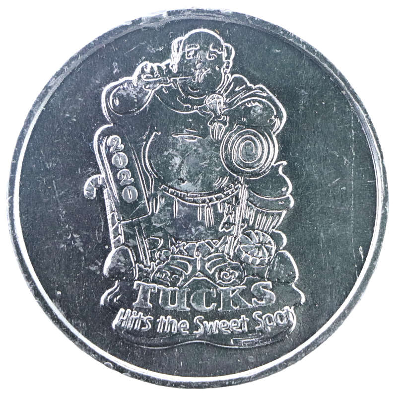 1969 United States New Orleans Mardi Gras Tucks Hits the Spot Aluminum Token