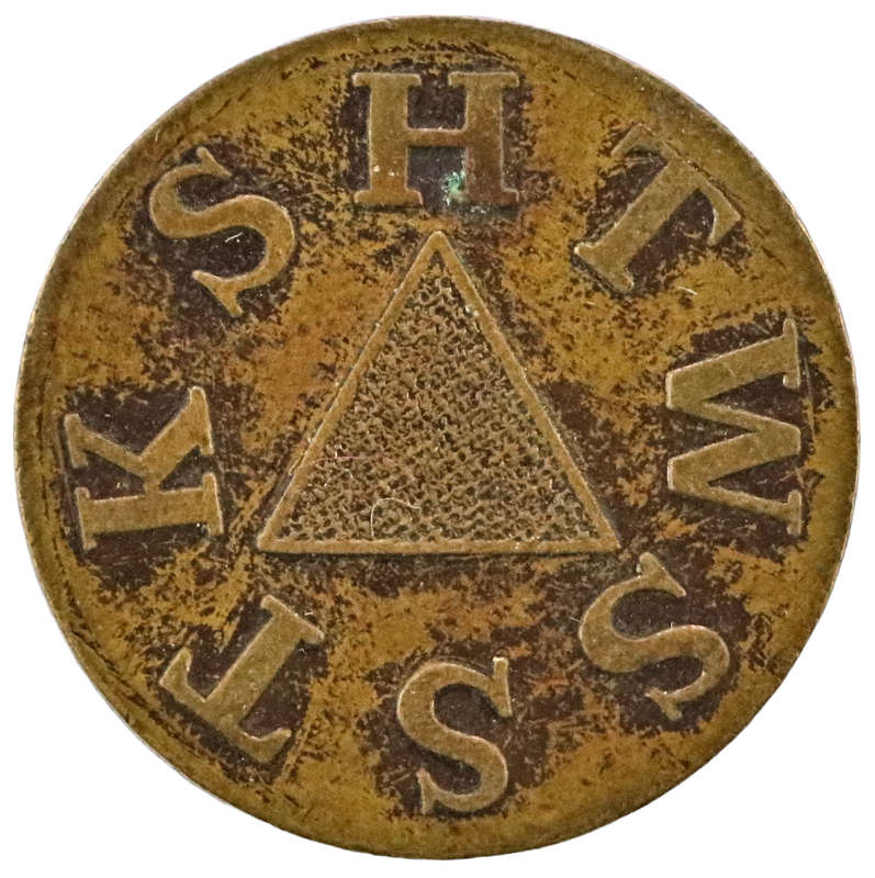 Scotland Edinburgh Freemason Mark Penny Token for St Clair Lodge No 349