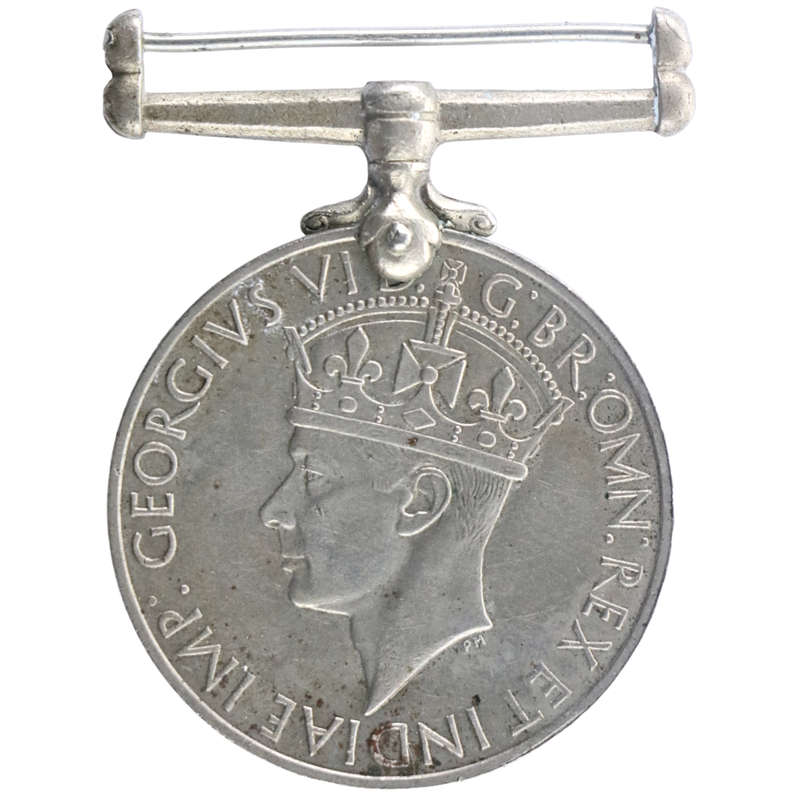 1939-1945 South Africa Full Size War Medal without Ribbon, Rim numbered #237894 "R. MICHELL" 36mm