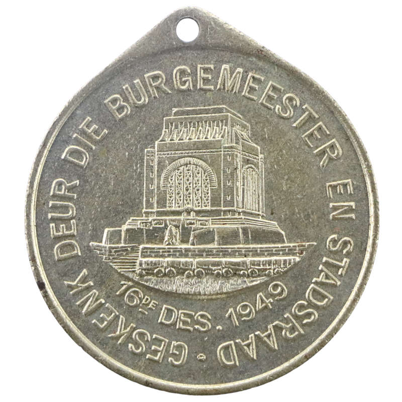 1949 Voortrekker Monument Inauguration - Johannesburg Medallion