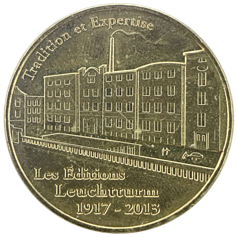 2012 France Lleuchtturm Tradition and Expertise Paris Souvenir medallion