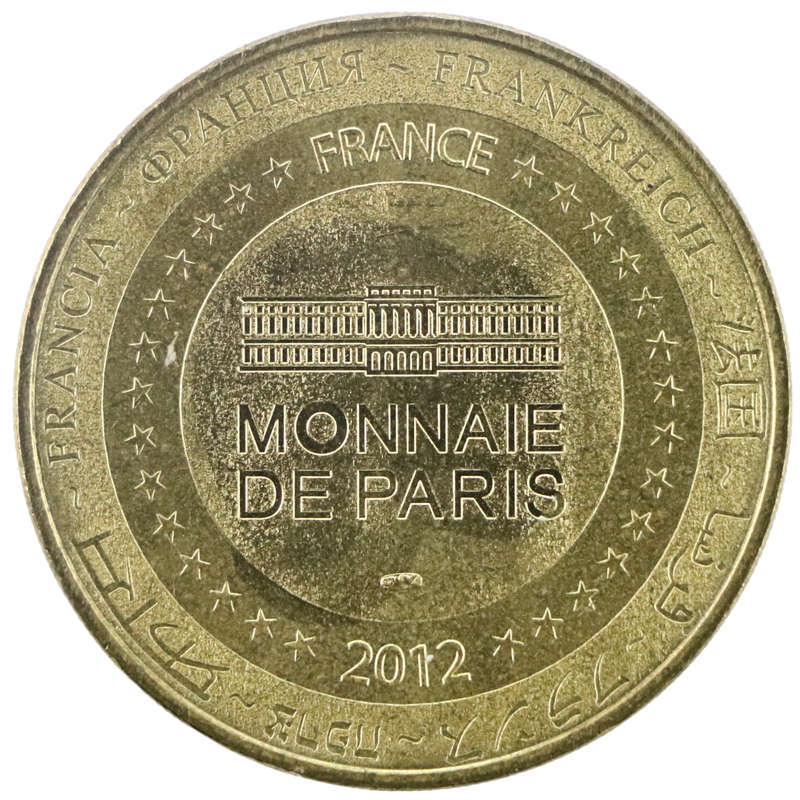 2012 France Tour Eiffel Paris Souvenir medallion