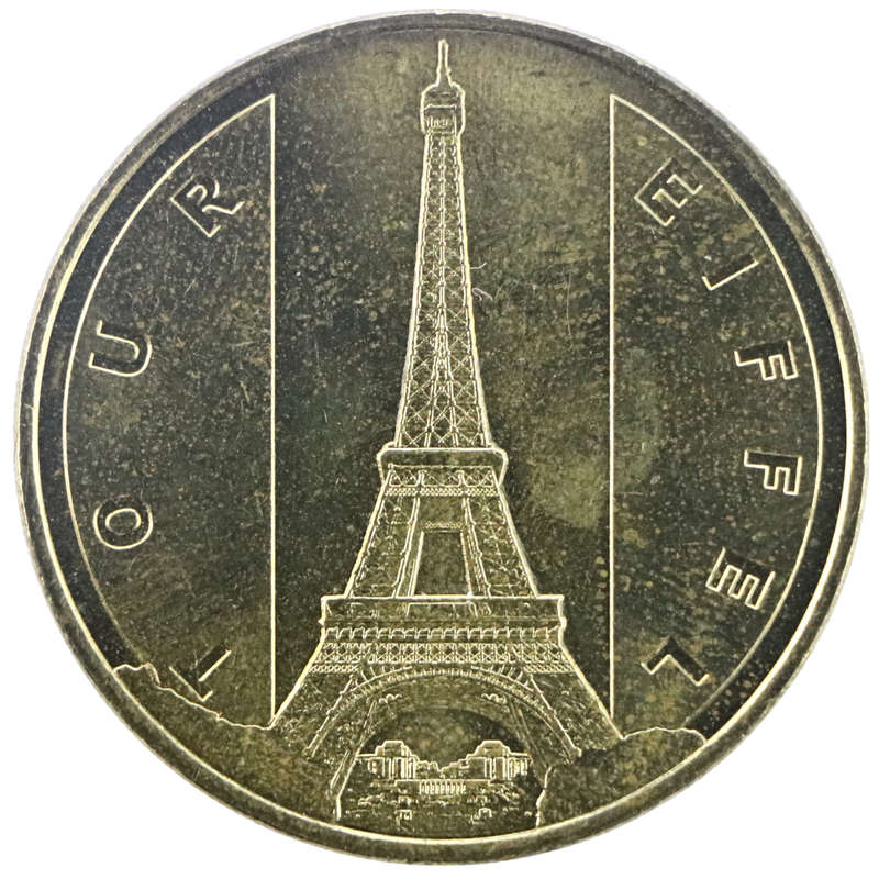 2012 France Tour Eiffel Paris Souvenir medallion