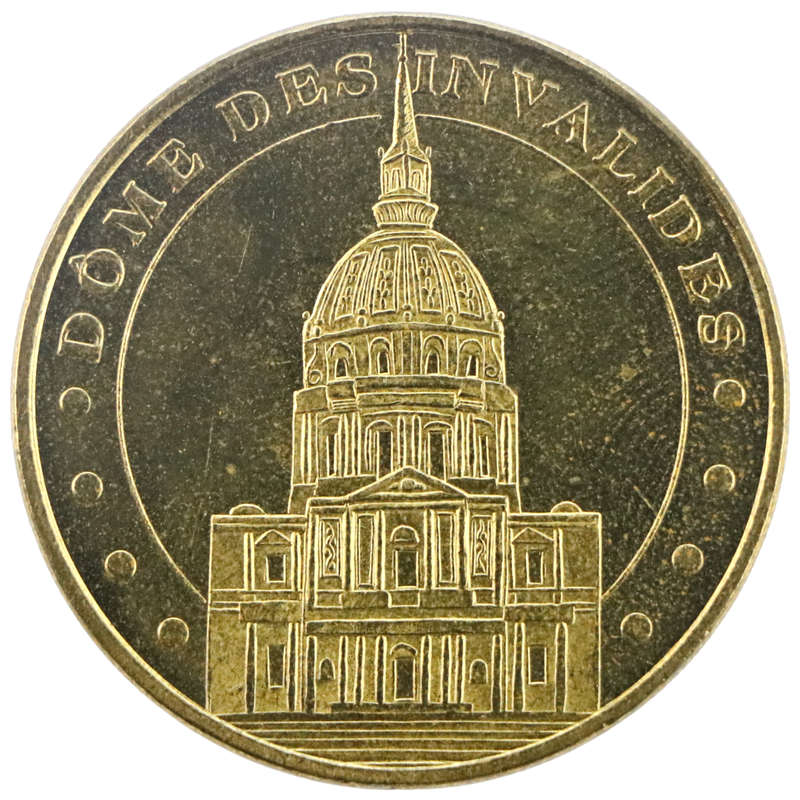 2011 France Dôme des Invalides Paris Souvenir medallion, prestic spot on reverse