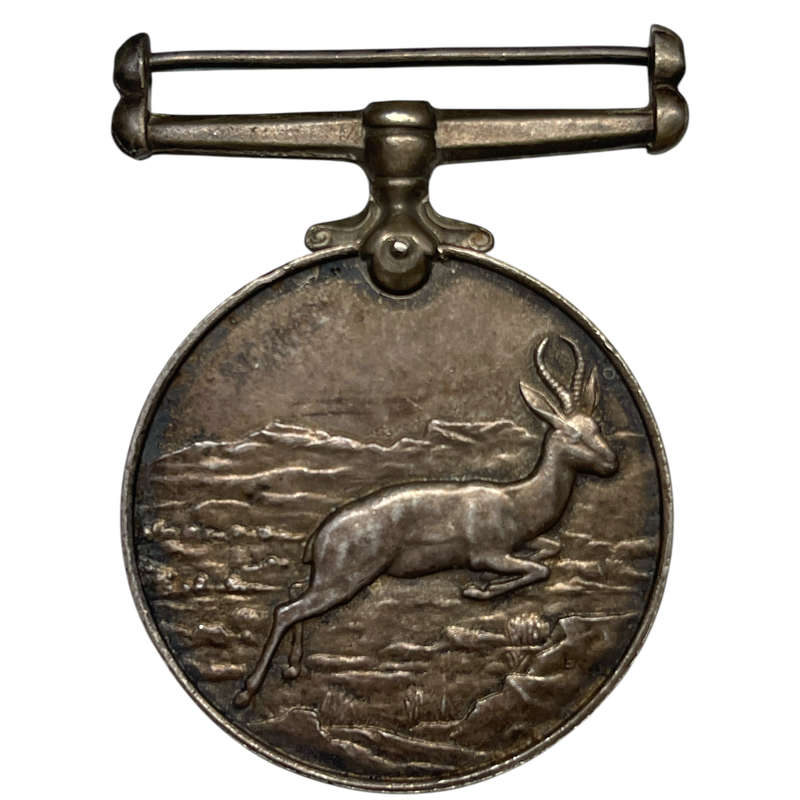 1943 African Full Size .925 Silver Service Medal without Ribbon, Rim numbered #208755 "M. M. Duncan"