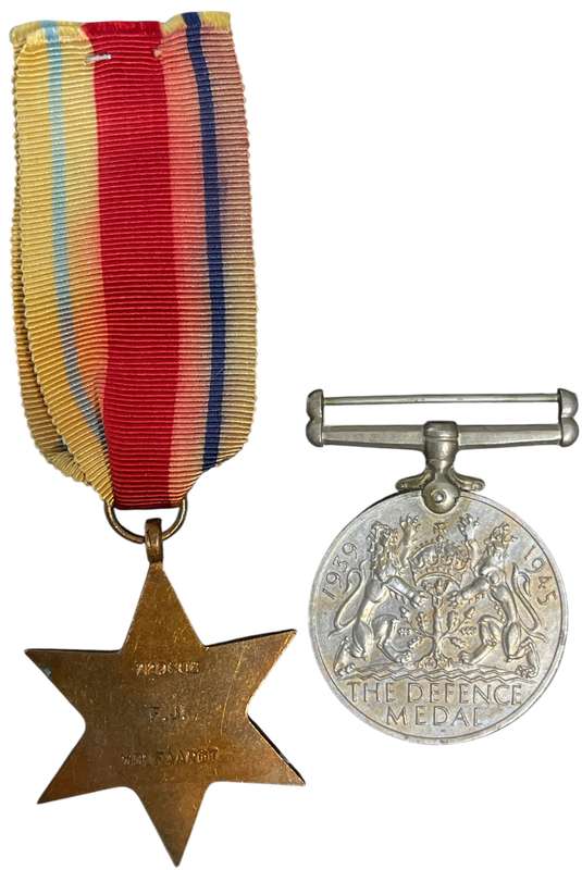 WW2 Medal pair Issued to F. J. Wolfaardt