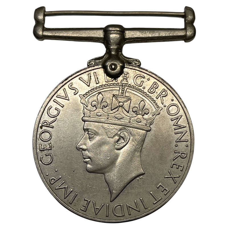 1939-1945 South Africa Full Size War Medal without Ribbon, Rim numbered #71484 "E.D. Bodley" 36mm
