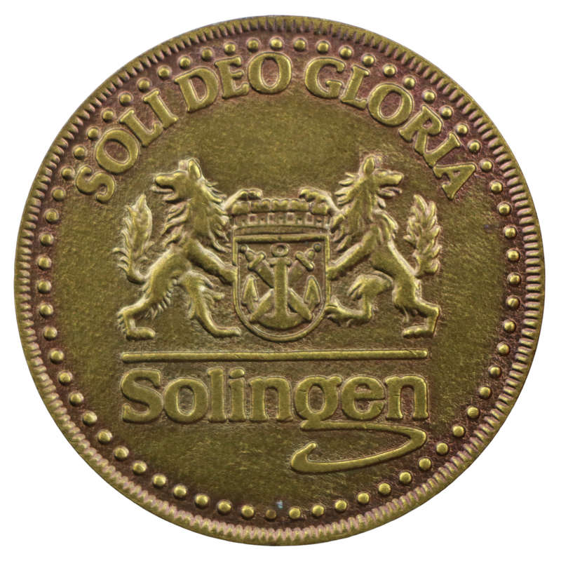 1985 German 1 Trimm Taler Advertising Medallion 41mm 24,1g