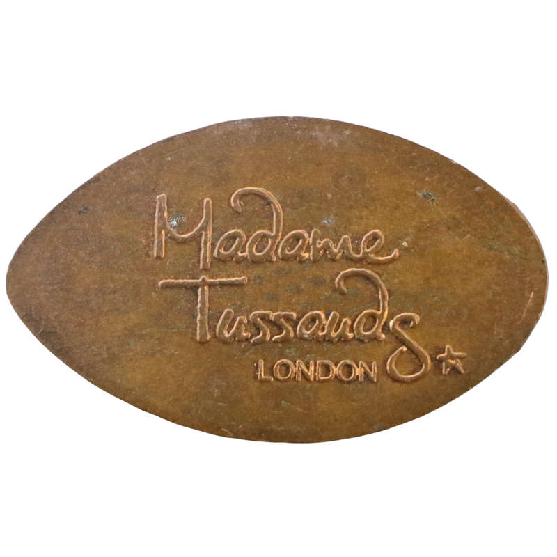 Madame Tussauds London Pennymangle Token, pressed by machine 4 (Retired)