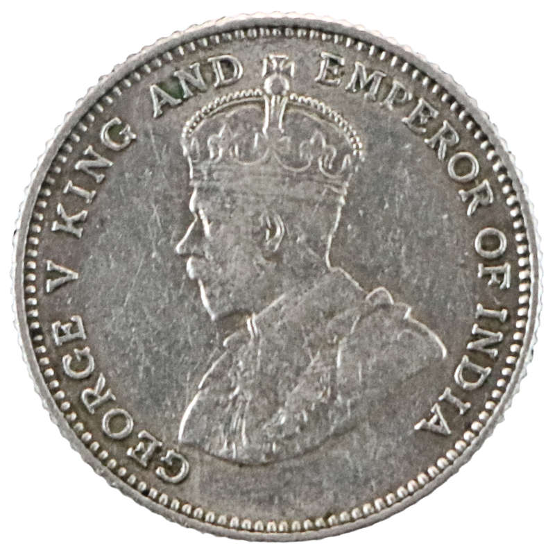 1927 Straits Settlements (British Malaysia) 10 Cent .600 Silver KM#29b