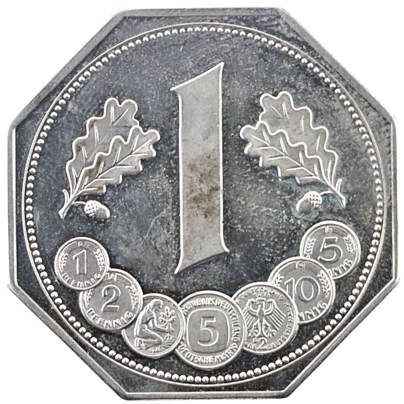 1988 German 40 Years Anniversary, Proof Silver plated copper-nickel Medallion