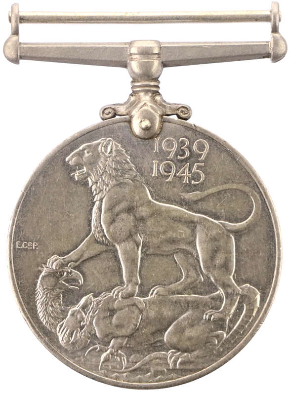 1939-1945 South Africa Full Size War Medal without Ribbon, un-numbered 36mm