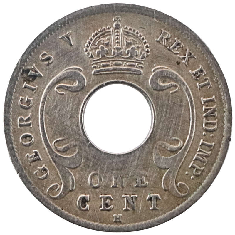 1911 East Africa and Uganda Protectorate 1 Cent KM#7