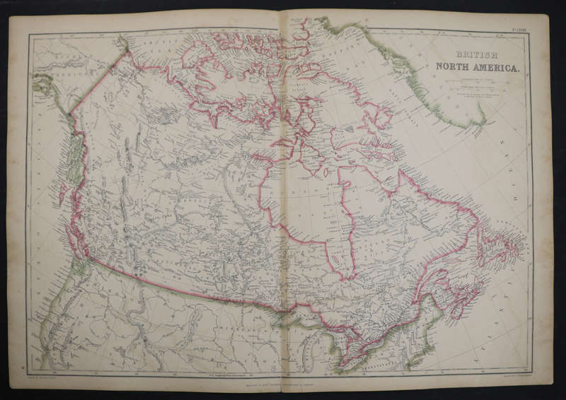 1859 British North America by J. W. Lowry