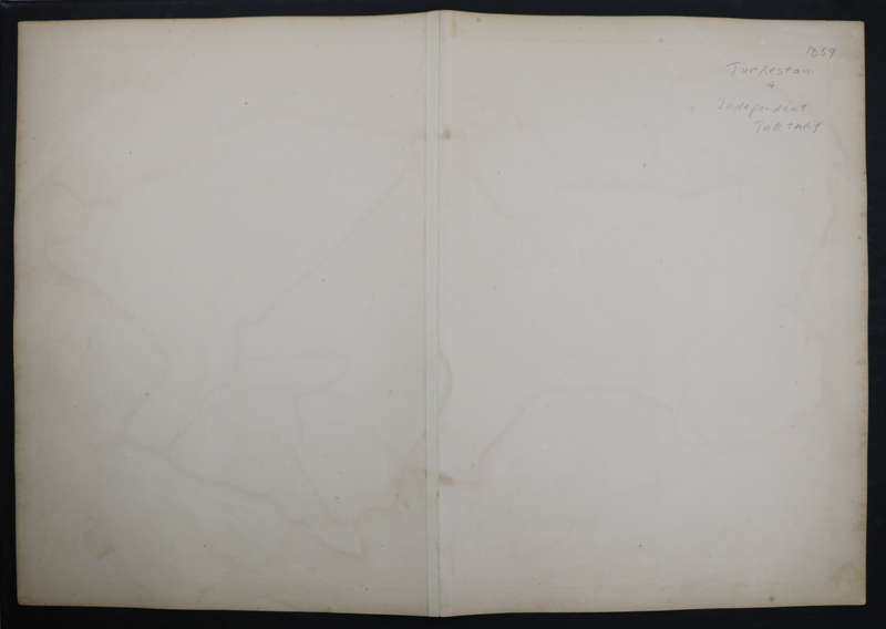 1859 Turkestan Or Independent Tartary Map by Edward Weller