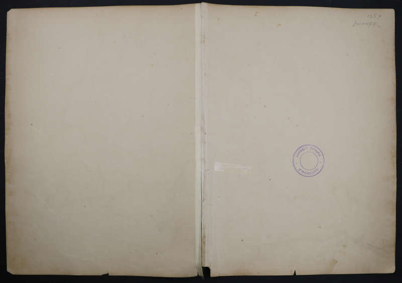 1859 Europe Map by J. W. Lowry-Has tears in the top and bottom middle