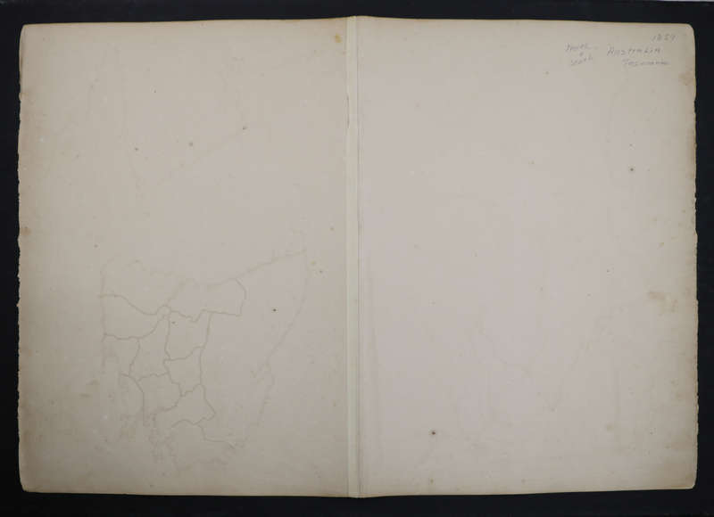 1859 Western Australia, South Australia, North Australia and Tasmania Or Van Diemen`s Land by J. Bar
