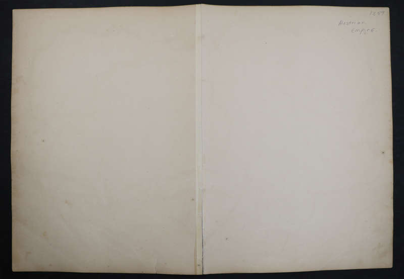 1859 The Austrian Empire Map by Edward Weller- Has a tear in the bottom middle