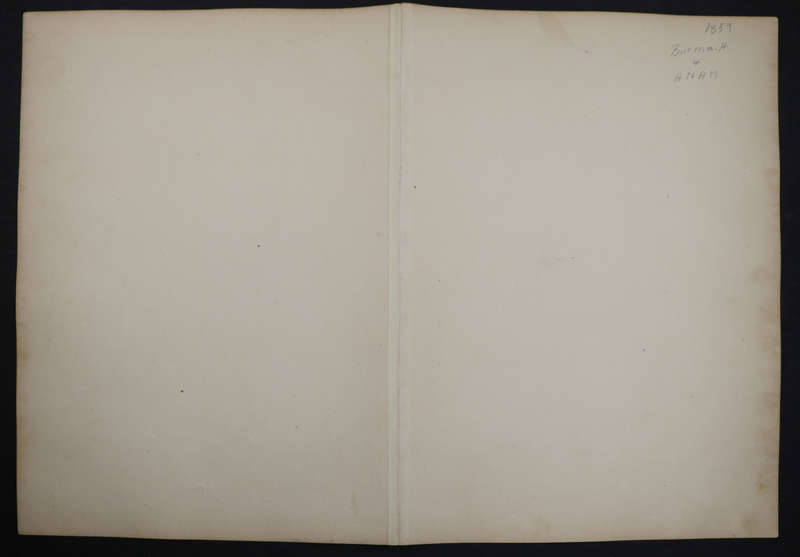 1859 Burmah, Siam And Anam Map by Edward Weller-Has a slight tear in the bottom middle